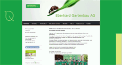 Desktop Screenshot of eberhard-gartenbau.ch